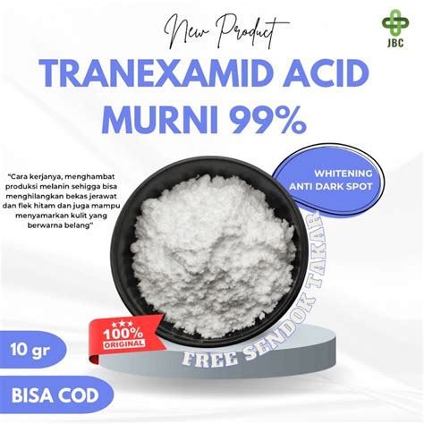 Jual Tranexamid Acid Murni Grade A Bahan Baku Kosmetik Tranexamid