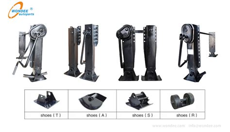 28T JOST Type Landing Gear With S Foot For Heavy Duty Semi Trailer