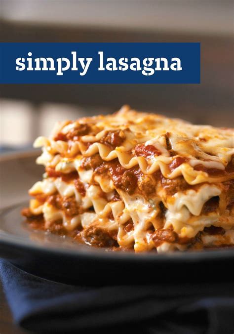 Simply Lasagna Quite Simply This Is The Only Lasagna Recipe Youll