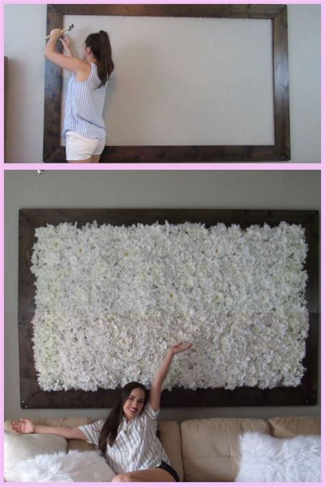 Diy Flower Wall Video Tutorial Ritydiy Artofit