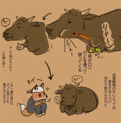 「まさに『千倍返し』だっっ 牛 酪農 牛イラスト 」すかまる【牛イラストレーター】の漫画