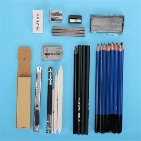 Kit De Dessin Au Crayon Ensemble De Crayons Croquis Pi Ces