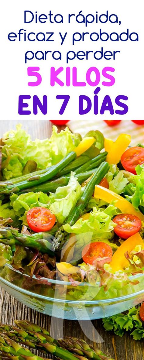 Dieta Para Adelgazar En 3 Dias Y Como Bajar De 5 A 10 Kilos Con Una