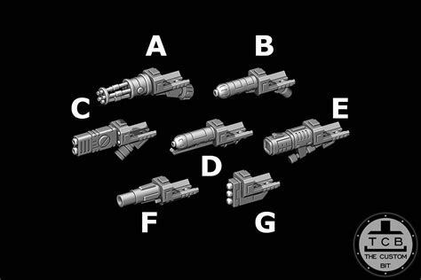 BATTLESUIT RANGED WEAPONS - THE CUSTOM BIT