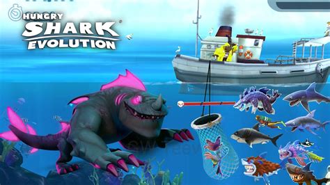 Hungry Shark Evolution Behemoth Kill The All Sharks Shark Game