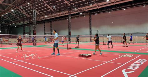 Spore Expo Now Has Largest Badminton Hall In Spore With 20 Indoor