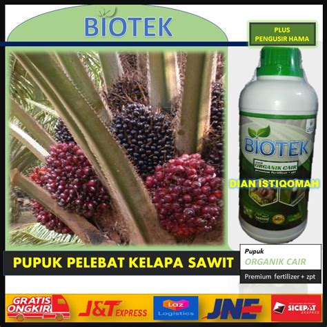 Jual PROMO BIOTEK Pupuk Organik Cair 500 Ml Pelebat Kelapa Sawit