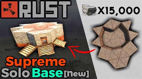 Rust Supreme Solo Duo Base Design Building 3 0 Youtube