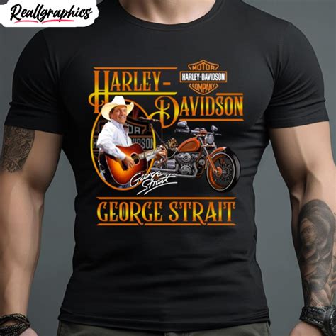 Harley Davidson George Strait Shirt Reallgraphics