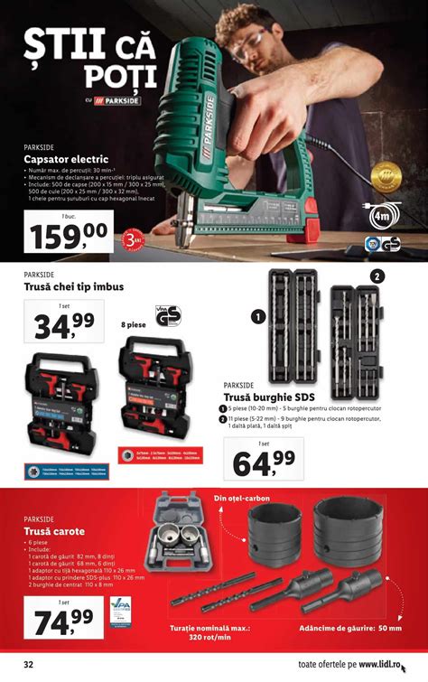 Atelierul Lidl Oferta Parkside Din Iulie Promotii Lidl Parkside