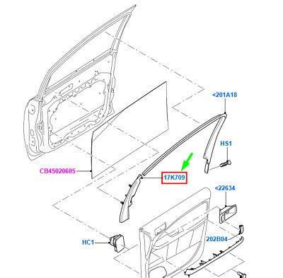 Ford Focus Mk T Rverkleidung Vorn Rechts Innenfl Gelspiegel