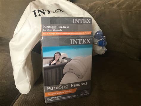 Lot Of 2 Intex Purespa Hot Tub Removable Inflatable Lounge Headrest For