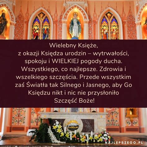 Religijne Yczenia Dla Ksi Dza Urodzinowe Imieninowe Wi Teczne