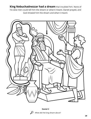 Daniel And His Friends Coloring Pages
