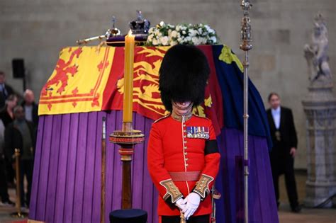 Britain Holds Moment Of Silence For Queen Elizabeth Ii Ahead Of Funeral