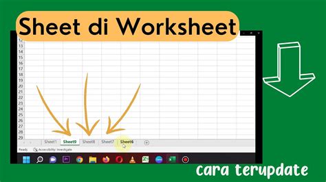 Cara Menambah Sheet Baru Di Excel Worksheet Youtube