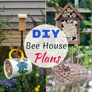 10 DIY Bee House Plans For Pollination - DIYnCrafty