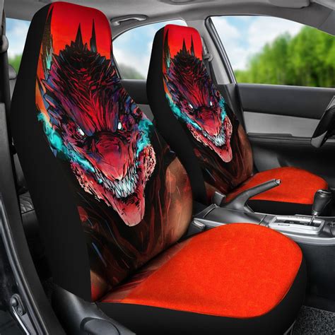 Godzilla Angry Car Seat Cover Set Of 2 Venuscenter2027