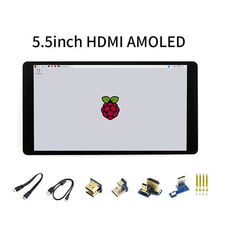 Raspberry Pi 4 5 5 Inch Amoled Display 1080x1920 Hdmi High Definition Youritech