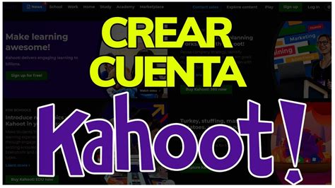 Cómo CREAR CUENTA en KAHOOT en 2025 Registrarse GRATIS y