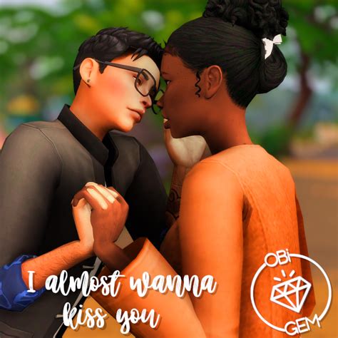 I Almost Wanna Kiss You Couple Pose The Sims 4 Mods CurseForge