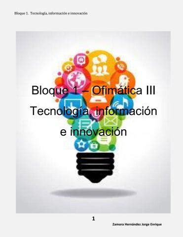 Tecnolog A Informaci N E Innovacion By Jorge Zamora Issuu