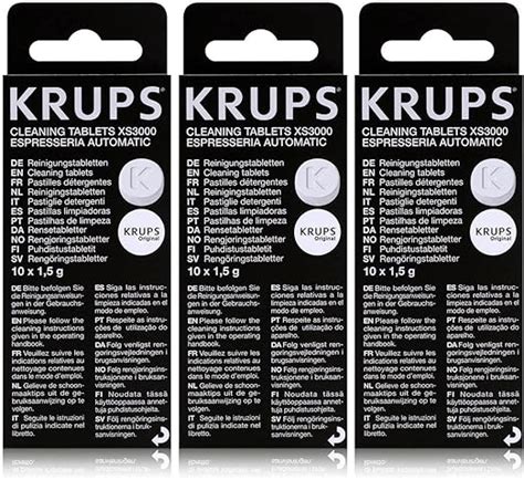 Krups Xs Pastillas De Limpieza Unidades Amazon Es Hogar Y