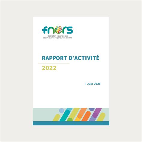 Rapport d activité 2022 FNORS