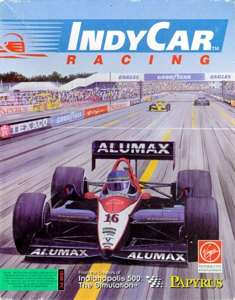 IndyCar Racing 1993 DOS Box Cover Art MobyGames