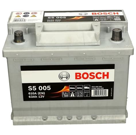 Автомобильный аккумулятор Bosch Silver Plus S5 005 (0 092 S50 050 ...