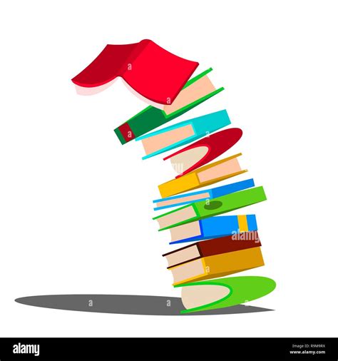 Falling Books Clipart