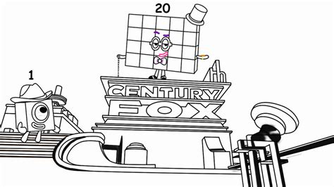 I Go To Numberblocks 20th Century Fox Numberbloc By Studiocakningkak
