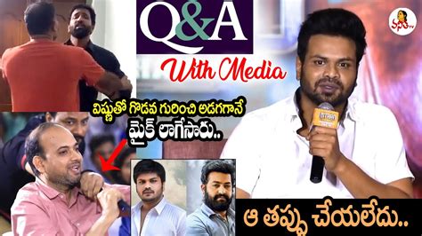 Manchu Manoj Interaction With Media Ustaad Ramp Adidham Show Promo