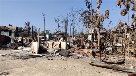 Burnt Houses Schools — Manipur Commandos Led Arson Spree In Moreh