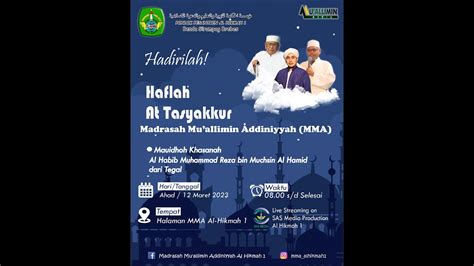 LIVE HAFLAH AKHIRUSSANAH KHOTMU AQIDATUL AWWAM AL IMRITY ALFIYAH SERTA