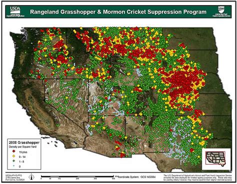 Outbreak Info 2008 Adult Grasshopper Survey Map Usda Ars