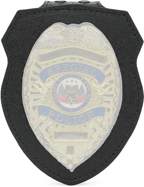 Rothco Leather Neck Identification Badge Holder Police