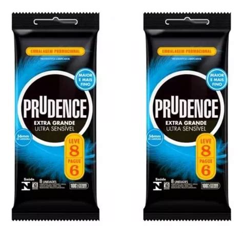 Kit Camisinha Preservativo Prudence Extra Grande 56mm L8 P6 MercadoLivre