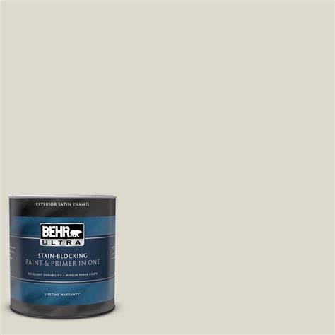 Behr Ultra Qt Mq Ginger Sugar Satin Enamel Exterior Paint And