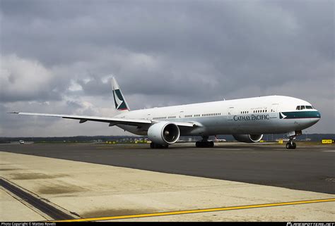 B KPJ Cathay Pacific Boeing 777 367ER Photo By Matteo Rovelli ID