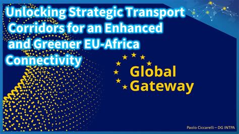 Africa Global Gateway Enhanced And Greener Eu Africa Connectivity