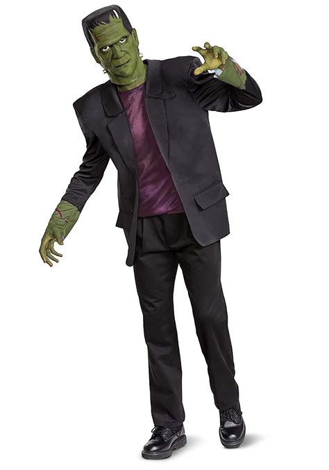 Monsters Deluxe Frankenstein Costume For Halloween Horror Adult Size