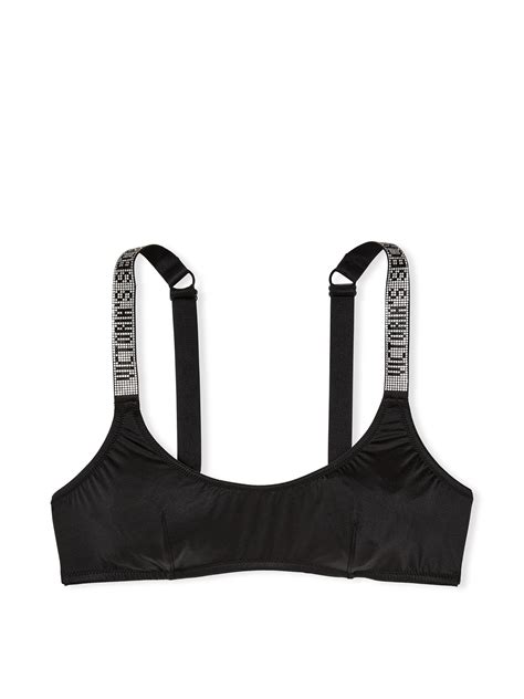 Shine Strap Scoop Bralette Image Number Null