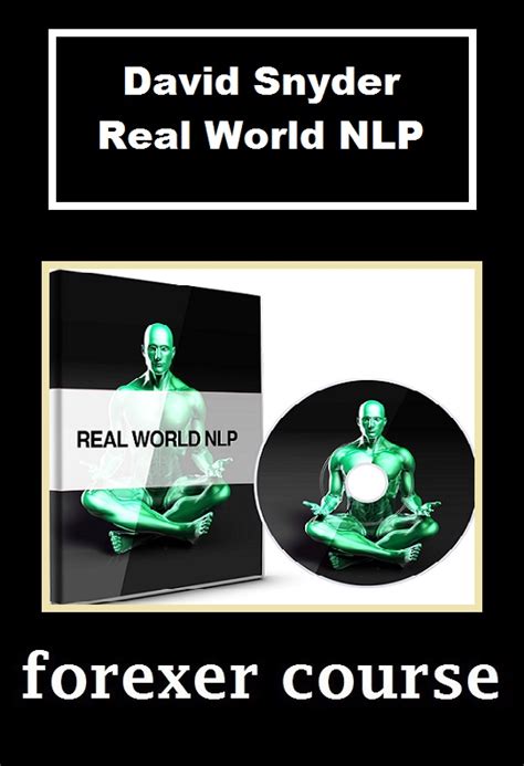 David Snyder Real World Nlp Forexer Course