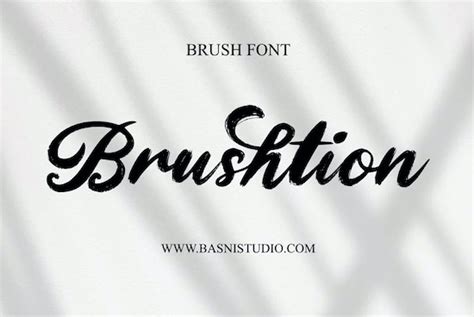 Brushtion Font Fontspace Io