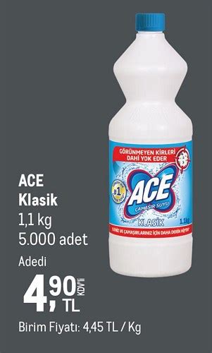 Ace Klasik 1 1 kg İndirimde Market