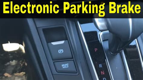 How To Use An Electronic Parking Brake Driving Lesson Youtube