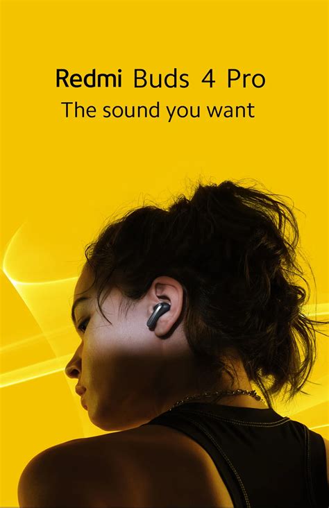 Global version Redmi Buds 4 Pro Earphone TWS Active Noise Cancelling ...