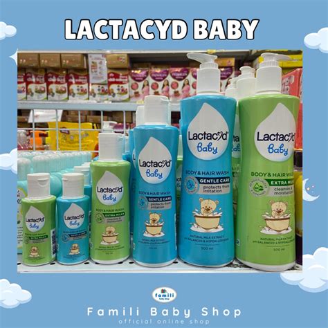 Jual LACTACYD BABY BODY HAIR WASH EXTRA MILKY GENTLE CARE 60 ML