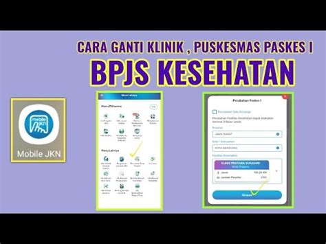 Cara Ganti Faskes Tingkat I Bpjs Kesehatan Ke Klinik Puskesmas Ke